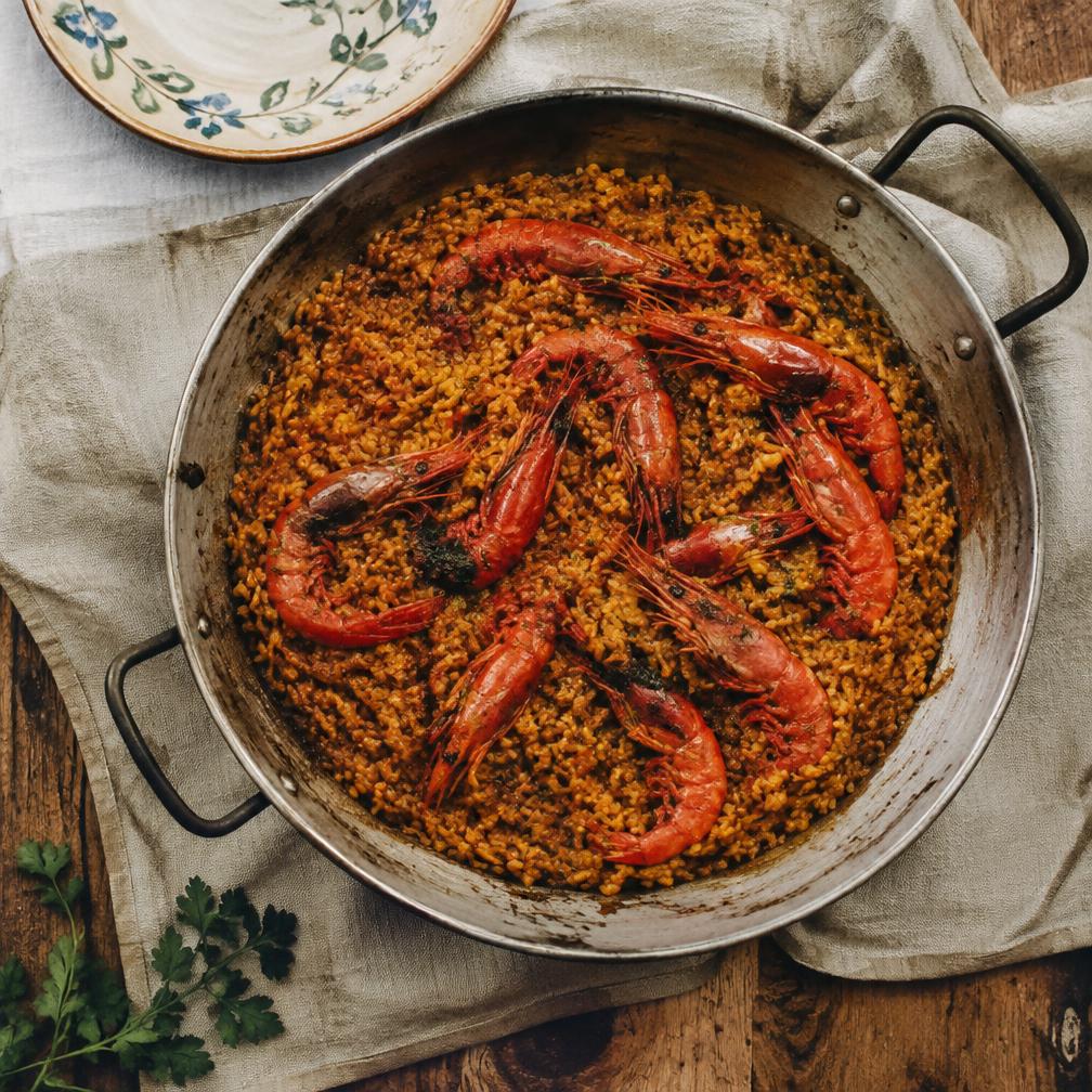 Arroz de gamba roja